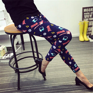 Women Comic Leggings Punk Rock