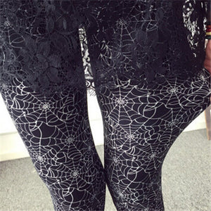 Women Comic Leggings Punk Rock