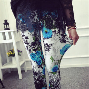 Women Comic Leggings Punk Rock