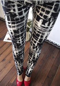 Women Comic Leggings Punk Rock