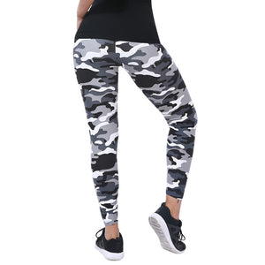 High Elastic Skinny Camouflage Legging