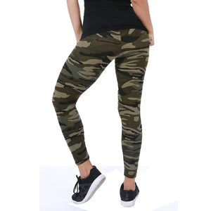 High Elastic Skinny Camouflage Legging